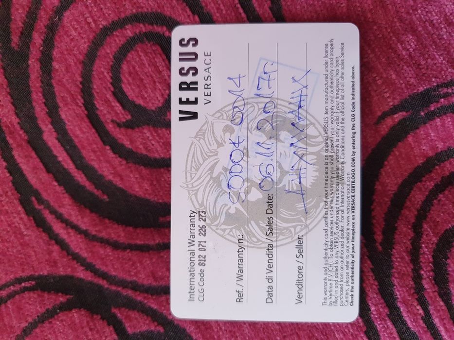 Позлатен 100% оригинален часовник VERSUS BY VERSACE