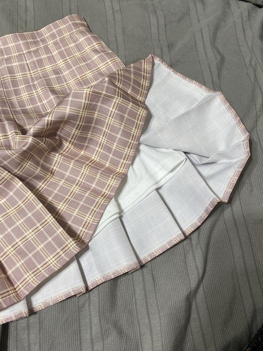 юбка нежно розовая