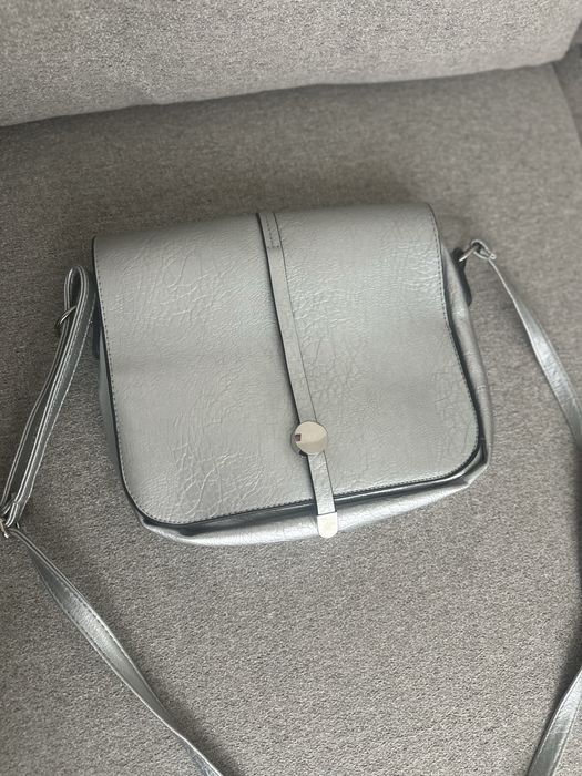 Черна кожена чантичка Diesel