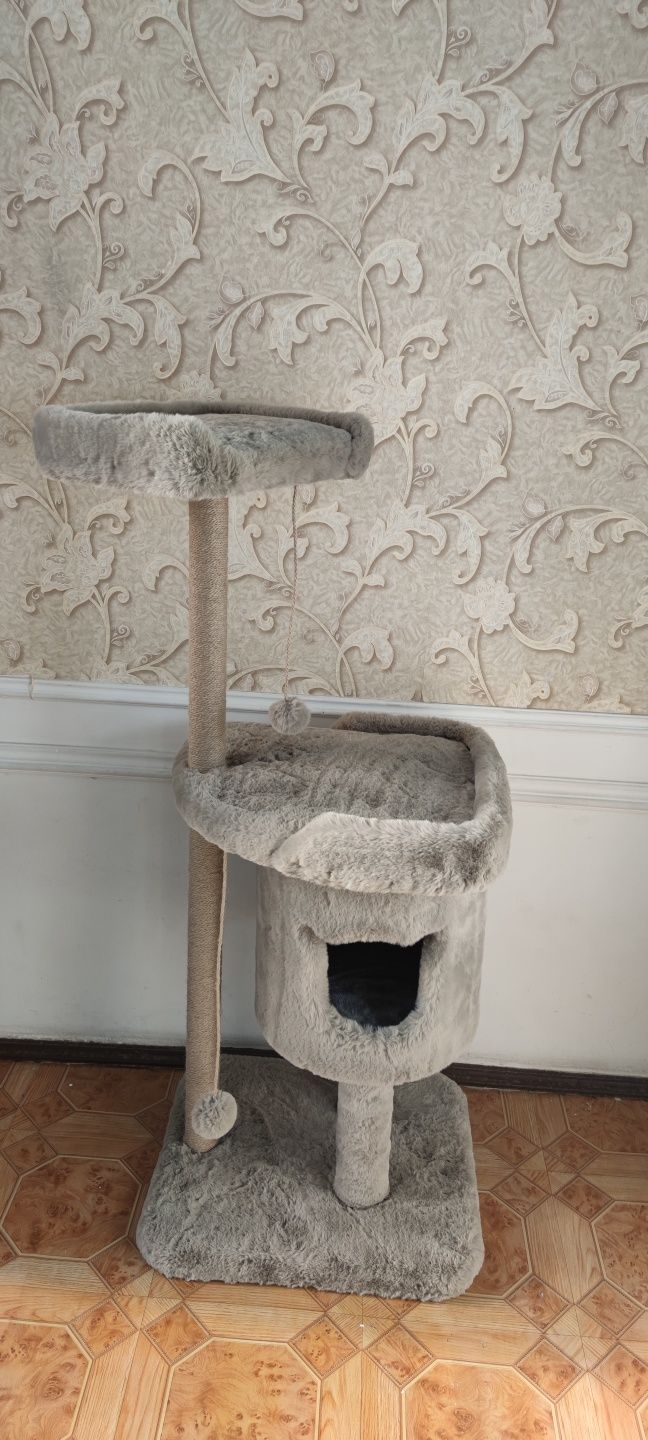Домик для кошек. 3этажный. Новая. Игровой комплекс кошкам котятам кота