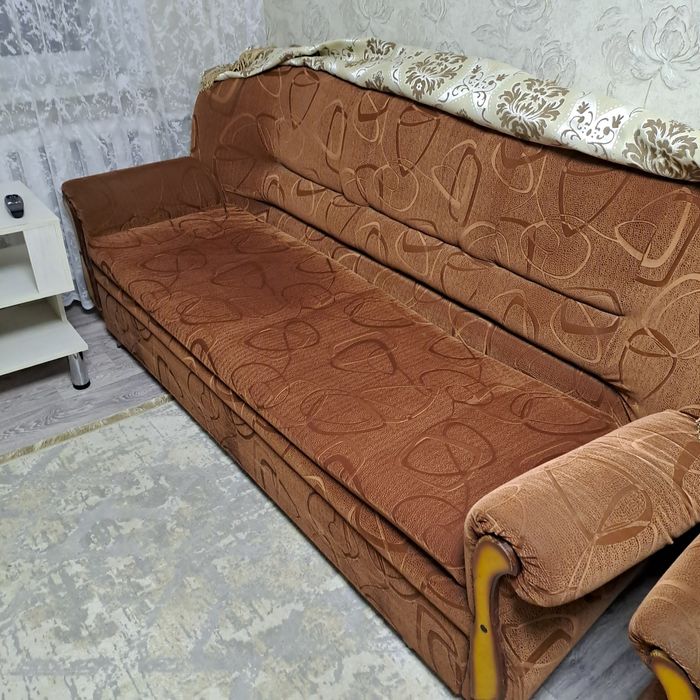 Диван + кресло( б/у)