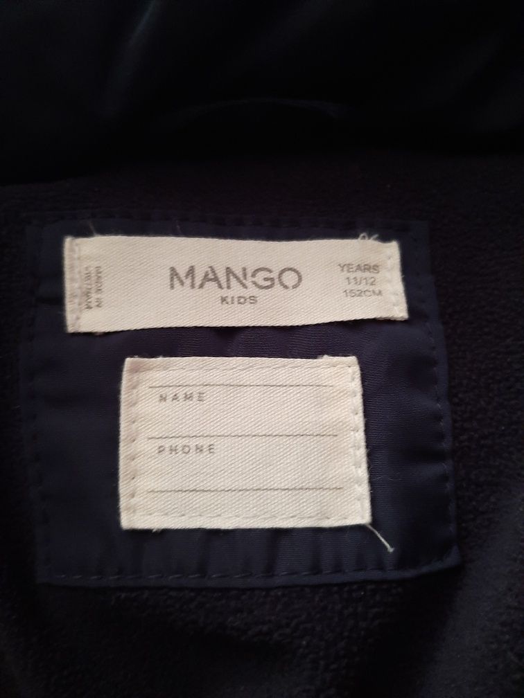 Зимно яке Mango за 11-12 години,размер 152см