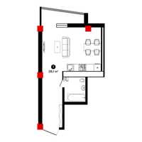 1 комнатная квартира в Астане, по доступной цене