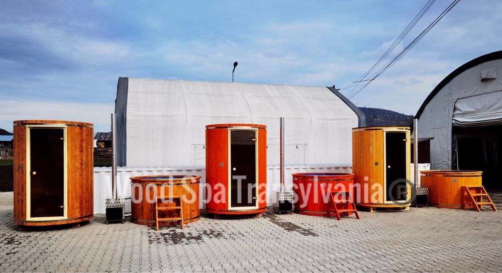 Pachet Sauna și Ciubar Plastic - Wood Spa Transylvania®️