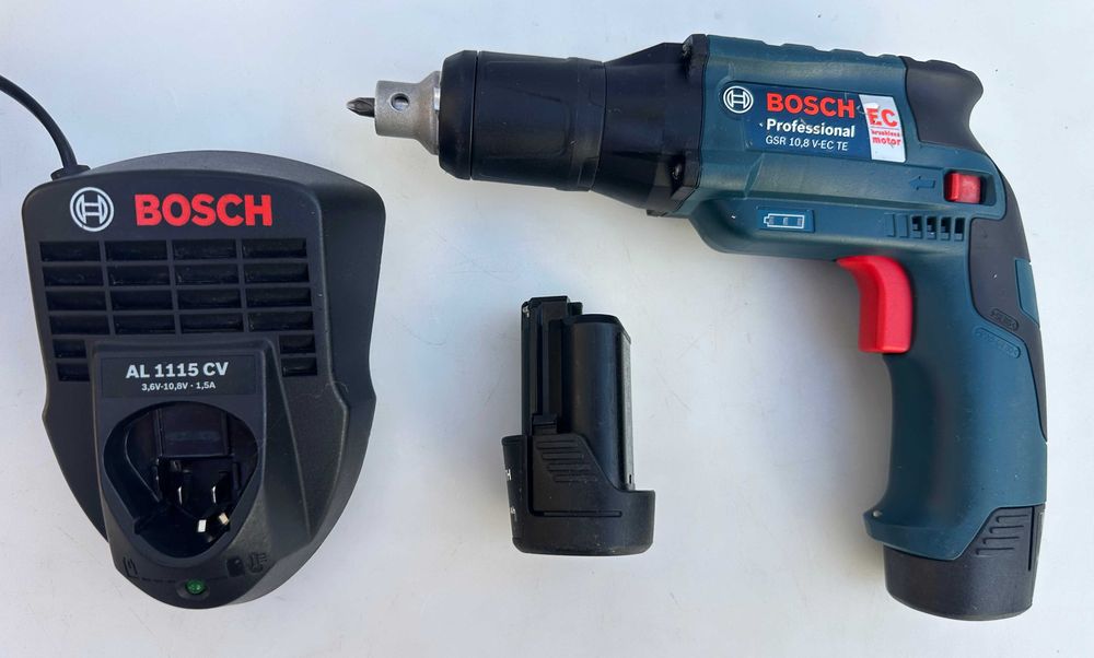 BOSCH GSR 10.8 V-EC TE - Безчетков винтоверт за гипсокартон