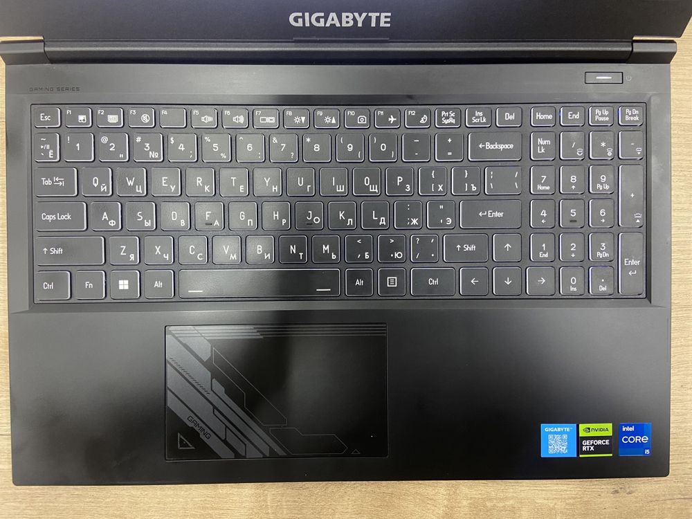 Ноутбук GIGABYTE G5 - 144Hz/Core i5-12500H/16GB/SSD 512GB/RTX 4060