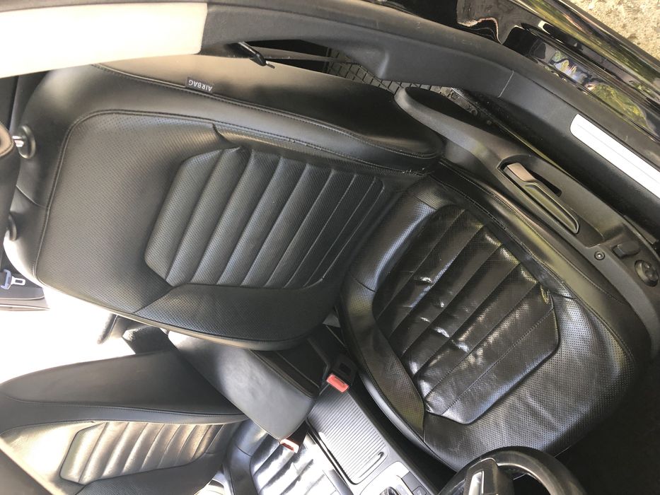 Interior piele perforata scaune bancheta Vw Passat B7 2013 ventilatie