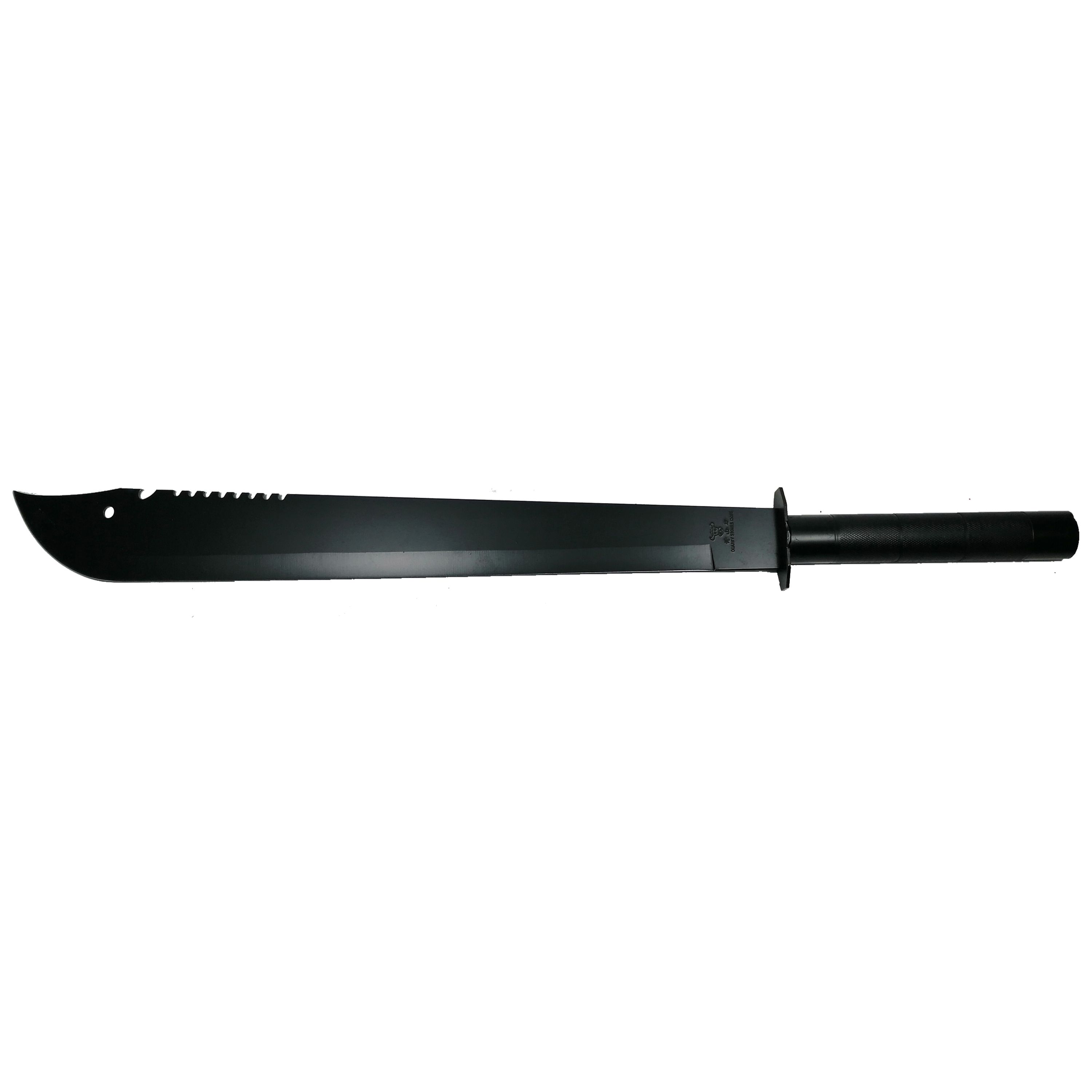Sabie de vanatoare Ninja Blade, otel inoxidabil, 82 cm, negru
