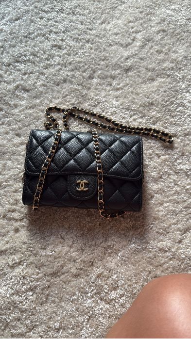 Chanel wallet on a chain