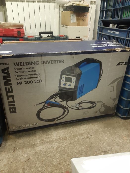 Aparat de sudura invertor MIG MAG Biltema MI 200 LCD