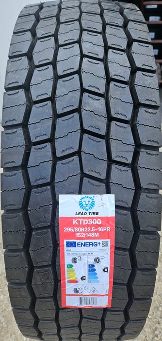 295/80 R22.5, 152/148M, LEAO (Serbia) KTD300, Anvelope tractiune M+S