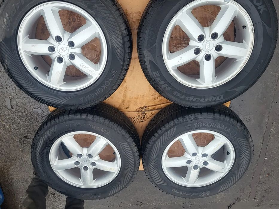 Jante aliaj cu anvelope Santa Fe 235/65R 17 5 prezoane