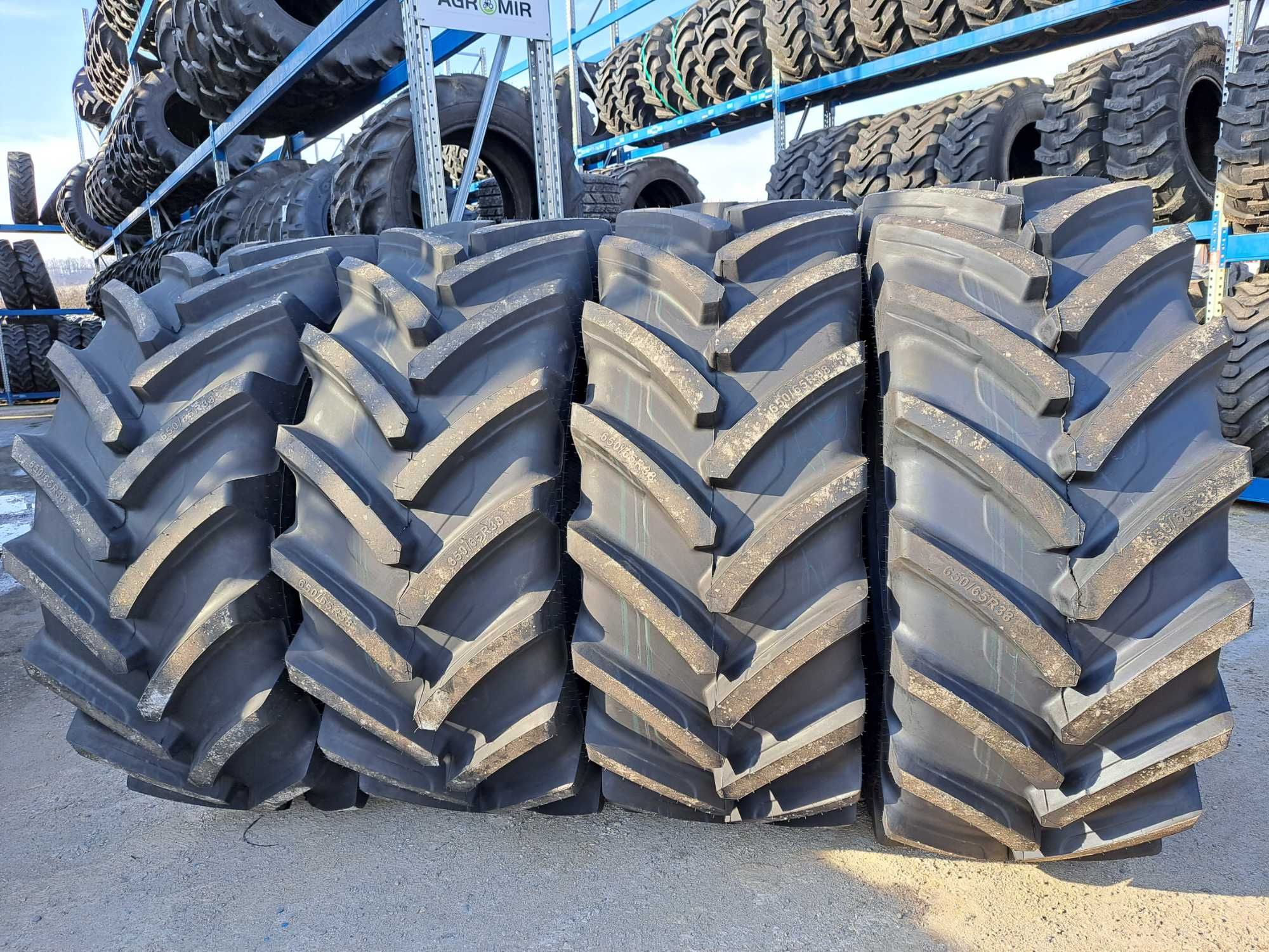 Cauciucuri noi 650/65R38 marca MRL anvelope radiale TRACTOR FENDT