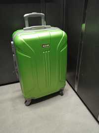 Для поездок и полетов пластиковый стильный чемодан 4 колеса и длин.руч