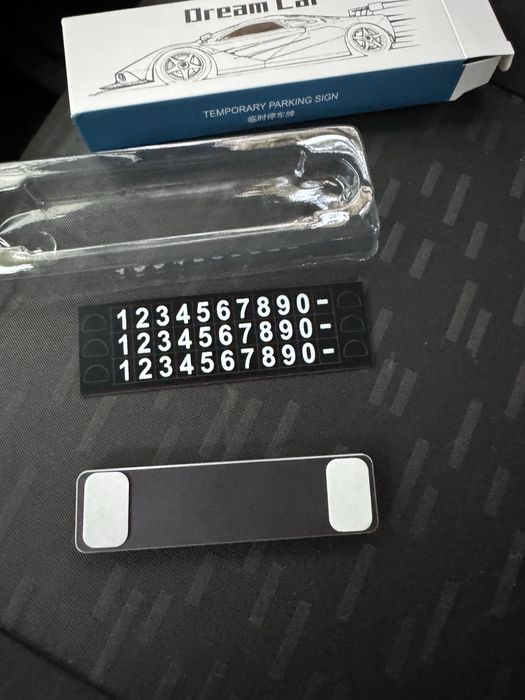 Suport numar telefon auto metalic super slim finut si elegant discret