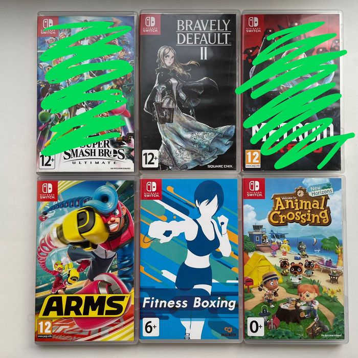 Продам игры для Nintendo Switch - Animal Crossing, Bravely Default
