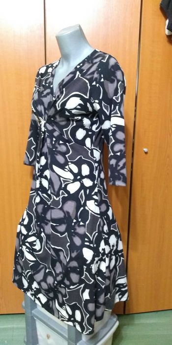 Rochie midi Epilogue UK, maneci 3/4 ,moderna, multicolora, M