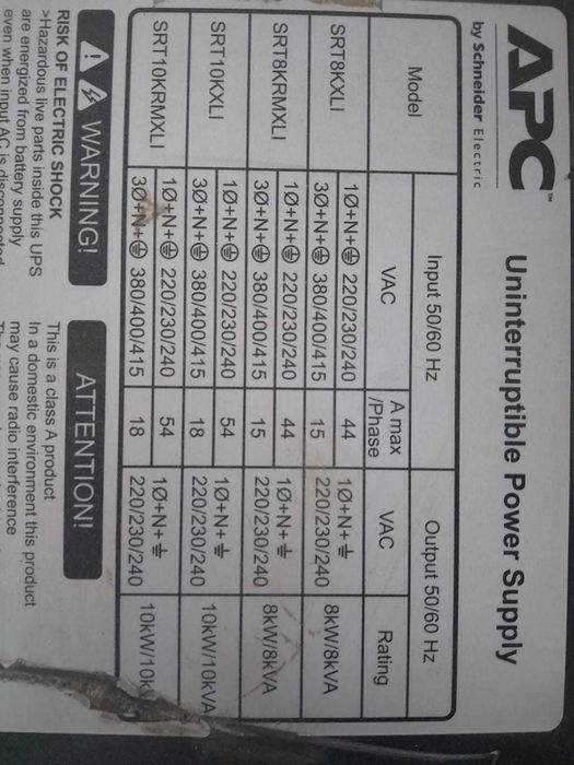 UPS APC Schneider second hand, perfect functional