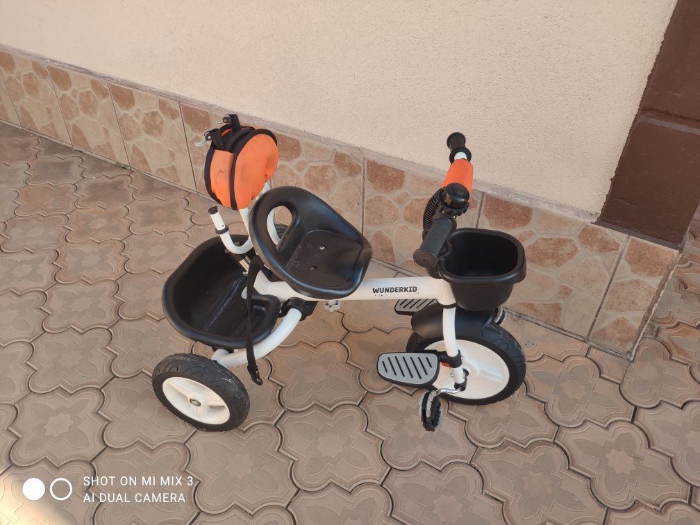 Tricicleta copii până la 5 ani Wunderkid