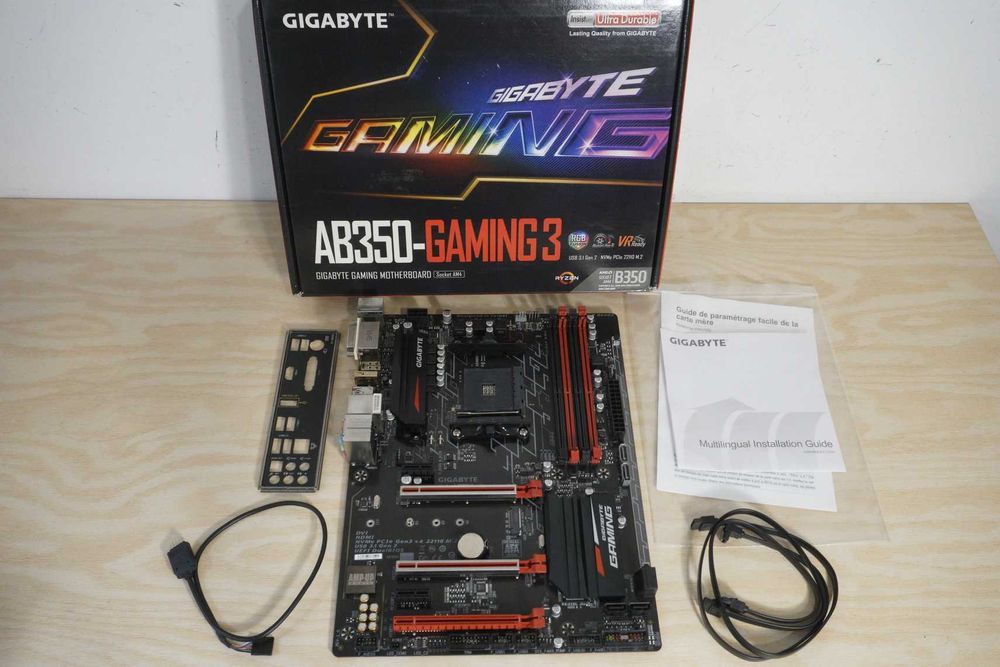 [AM4] ATX Дънна платка, дъно Gigabyte AB350 Gaming 3 Вкл. ДДС