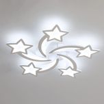 Plafoniera LED reglabila, cu telecomanda, 5 brate, Alb, Negociabil