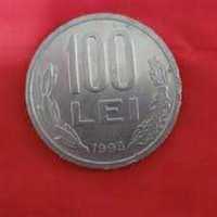 Moneda 100lei RARĂ 1993 Mihai Viteazul