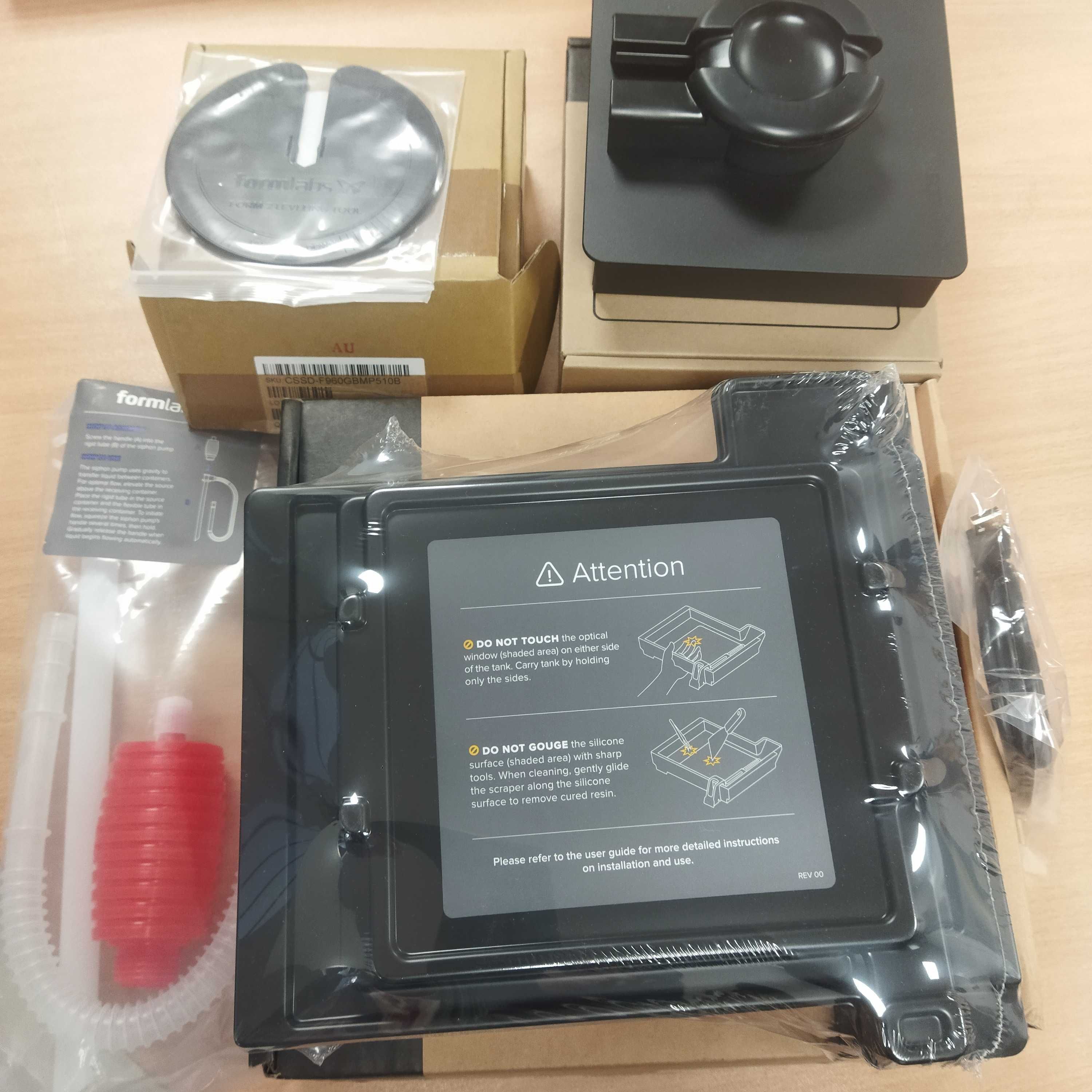 3d принтер аксесоари formlabs form2 platform reisin tank