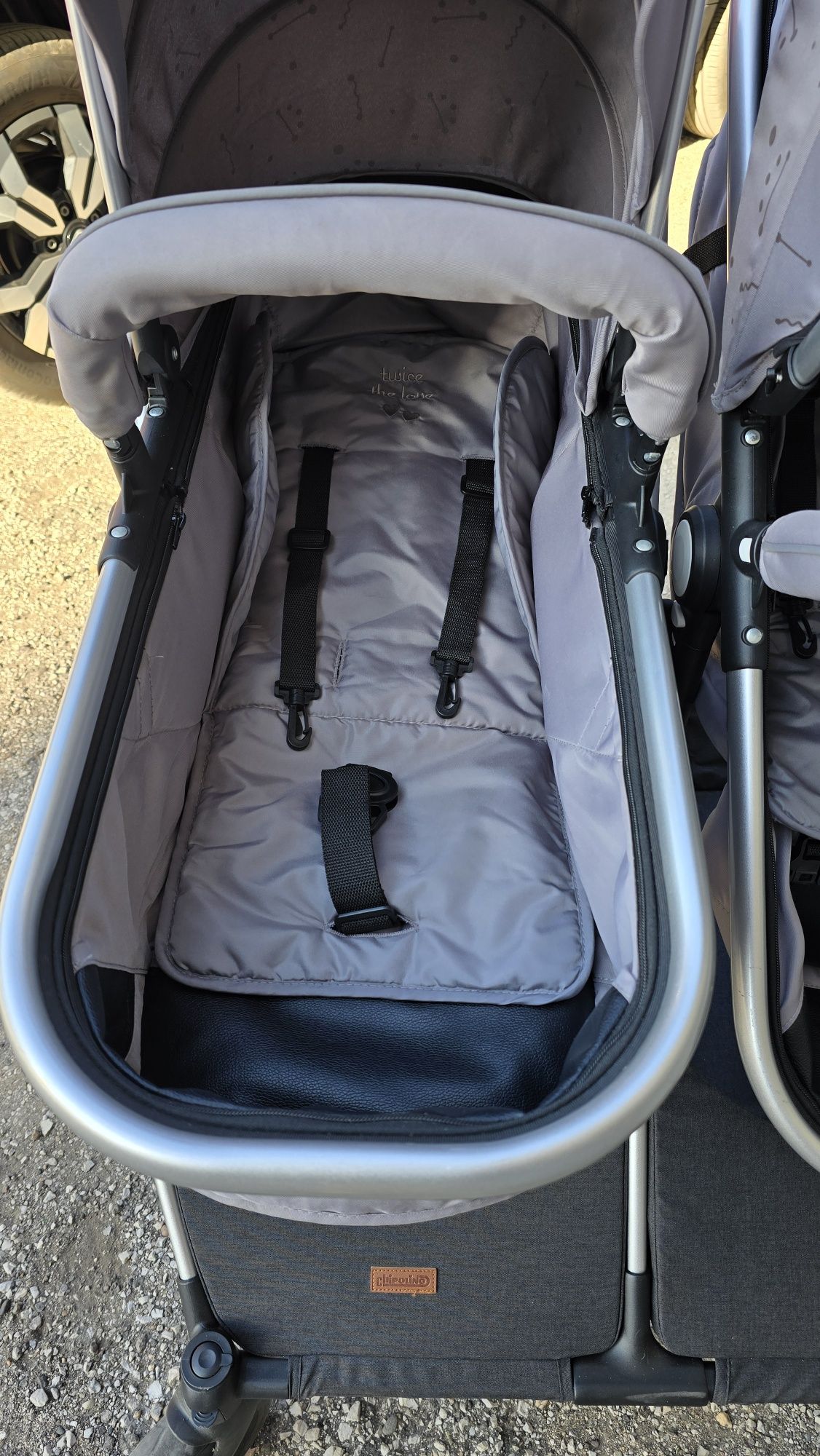 Chipolino Duo Smart Количка за близнаци