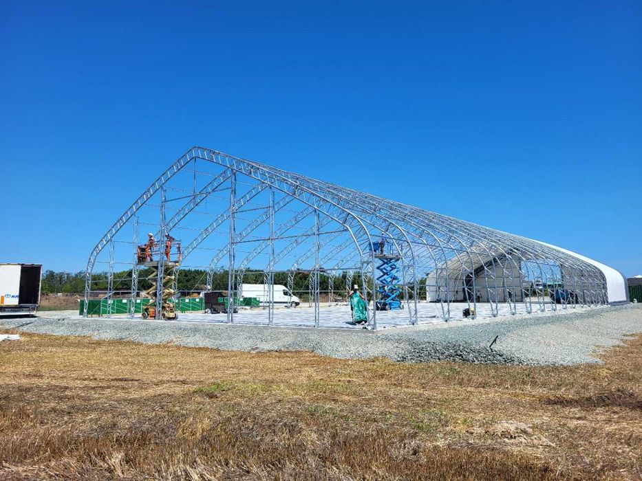 Cort industrial, tip hală 21 x 61