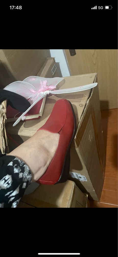 Pantofi de doamne , piele f fina si placuta