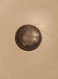 Бронзова монета 10ст. 1881г.