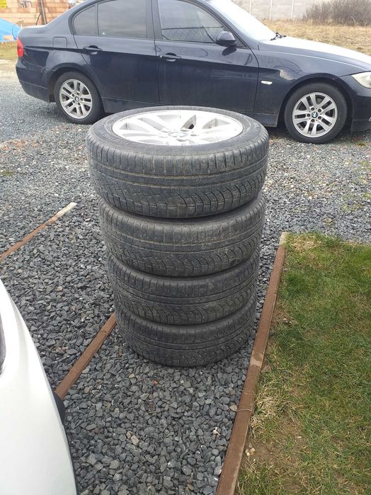 Jante + Anvelope Run Flat 205/55/R16 = 4 buc. de iarna + 1 buc de vara