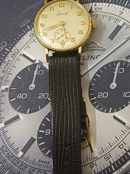 Ceas Accurist aur 9k servisat