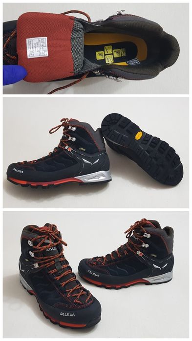 Bocanci Salewa Mountain Trainer Mid GTX Noi, ghete all season Gore Tex