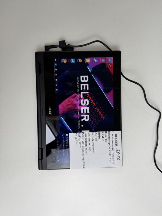 2в1 Ноутбук 360* Acer trevelmate Ультракомпактный Шустрый SSD128/RAM8