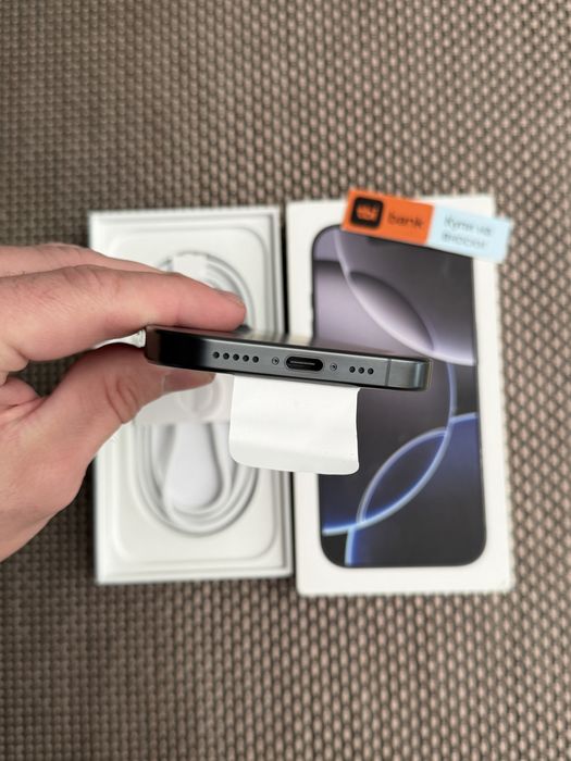 НОВ!iPhone 16 pro*ЛИЗИНГ*68лв/м Black айфон 16 про 128GB