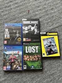 Jocuri PC/PS4 The last of us, Farcry4, Lost, Crysis si Shadow Harvest