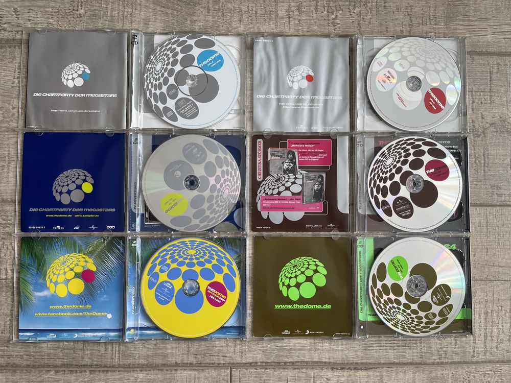 Lot 21 cd-uri originale compilatii The Dome