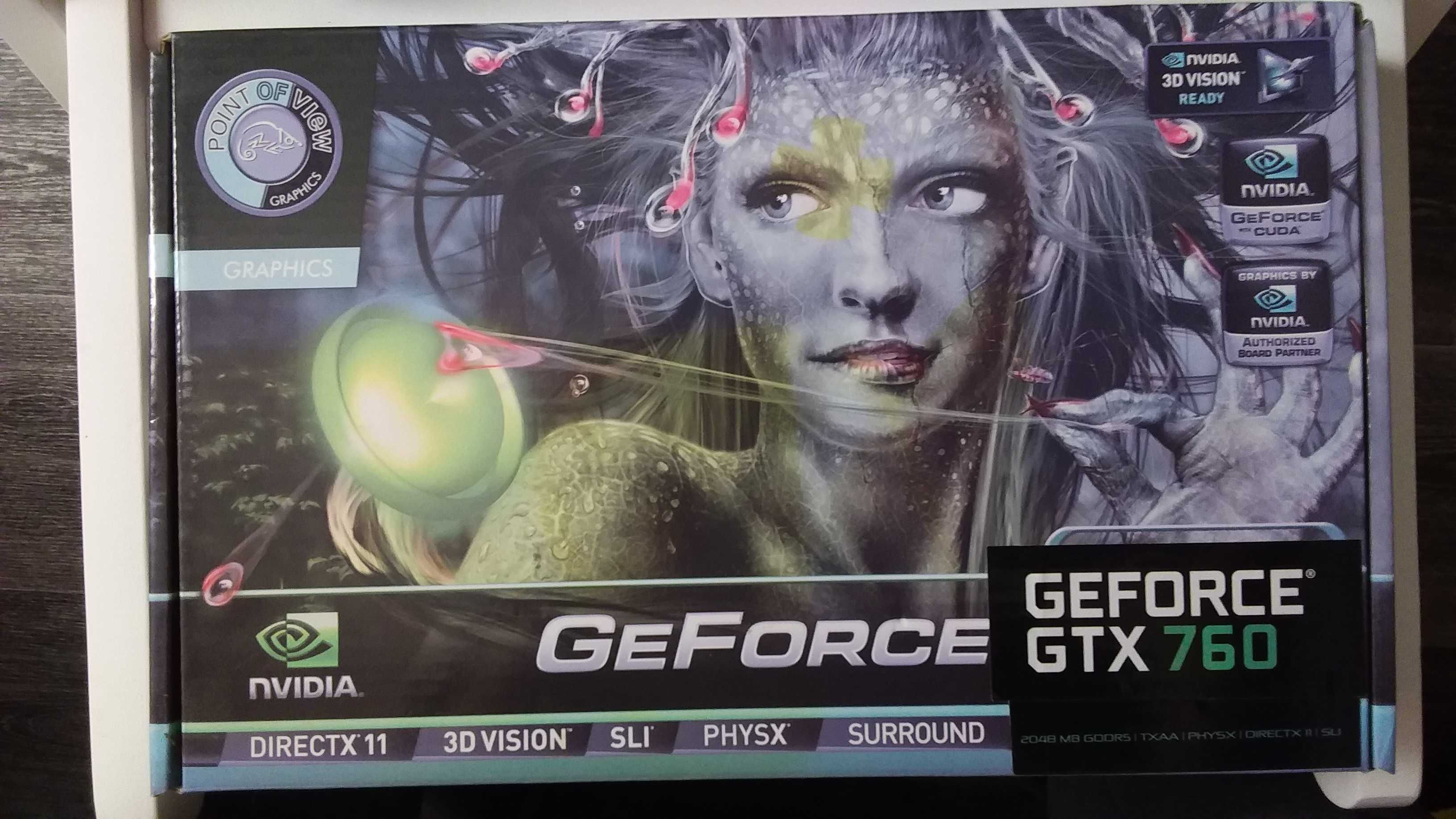 Видеокарта NVIDIA GeForce GTX 760 2gb GDDR5