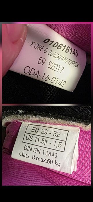 Role fete FILA X-ONE BLACK/WHITE/PINK marime 29-32 noi