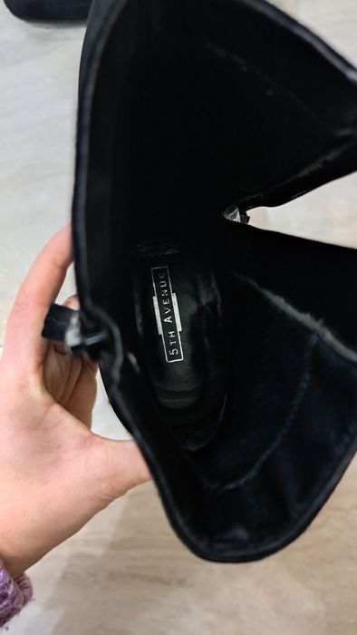 Botine piele naturală întoarsă, mărimea 39