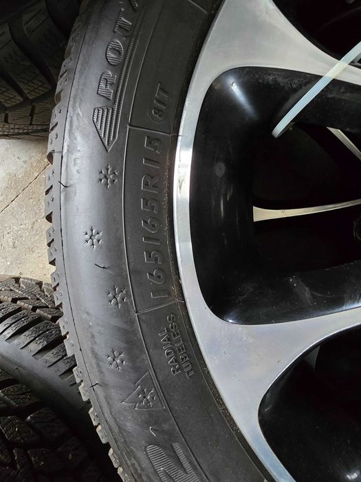 Jante Smart Forfour Fortwo Anvelope iarna noi  Dunlop 185 60 R15