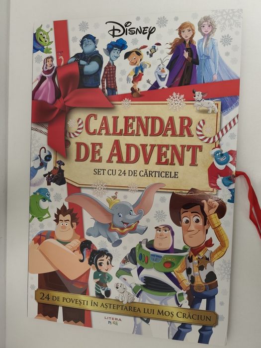 Calendar de Advent Disney, 24 carti de povesti Craciun