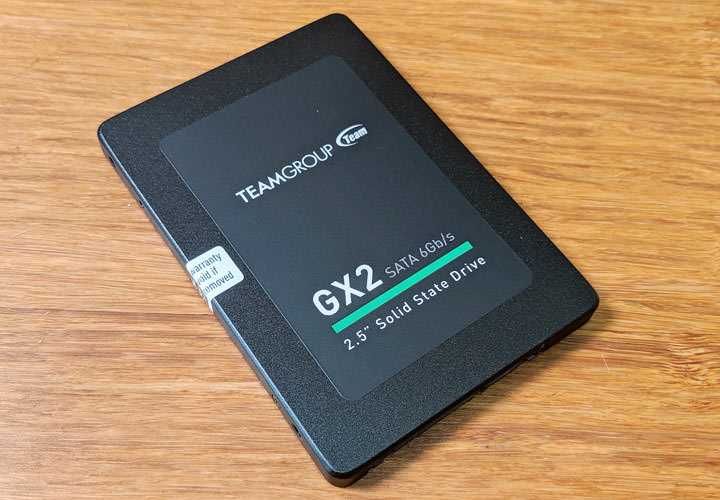 SSD TeamGroup GX2 512 GB 2.5, SATA 3 чтение - 530 Мбайт/сек
