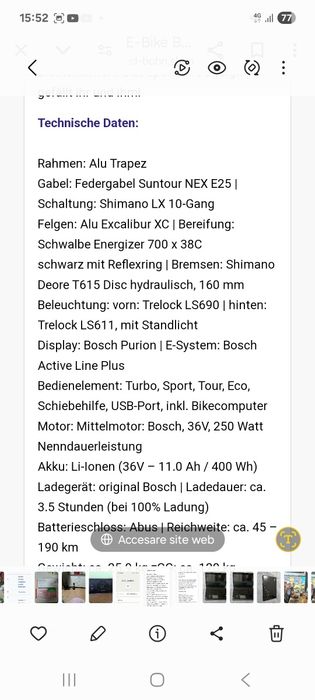 Vand bicicleta bosch