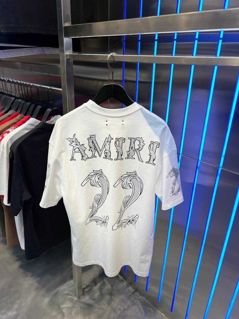 Tricou Baieti PREMIUM l AMIRI - Produs NOU cu Etichete - 3 Culori