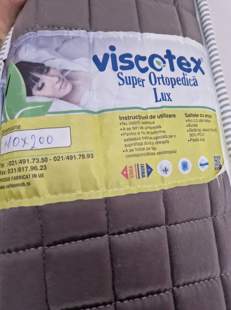 Saltea VORTEX Super Ortopedică Lux