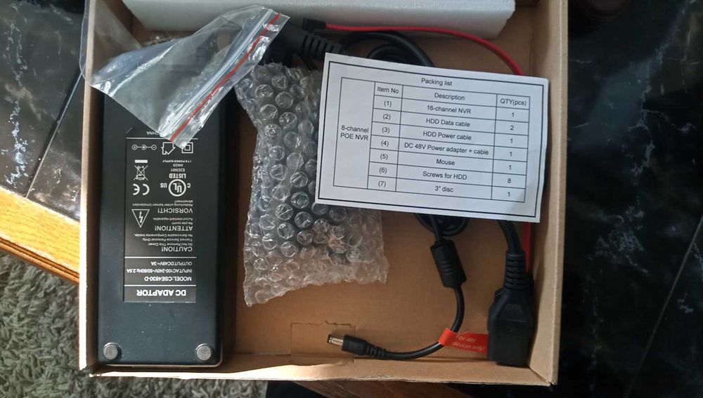 NVR POE 8 camane