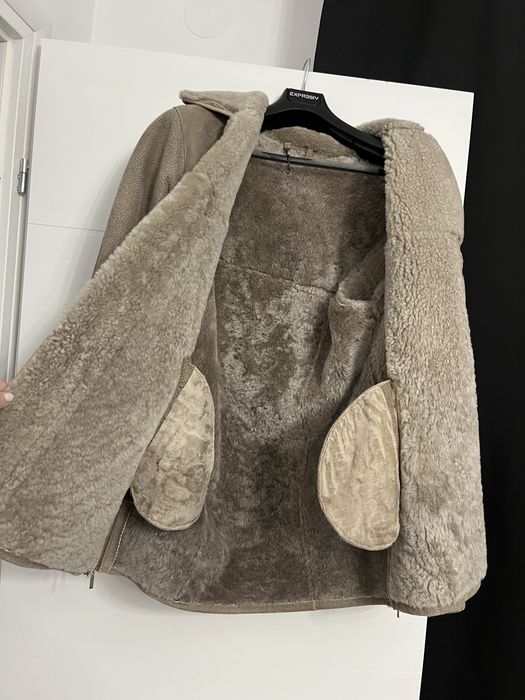 Vand haina barbateasca piele/blana naturala