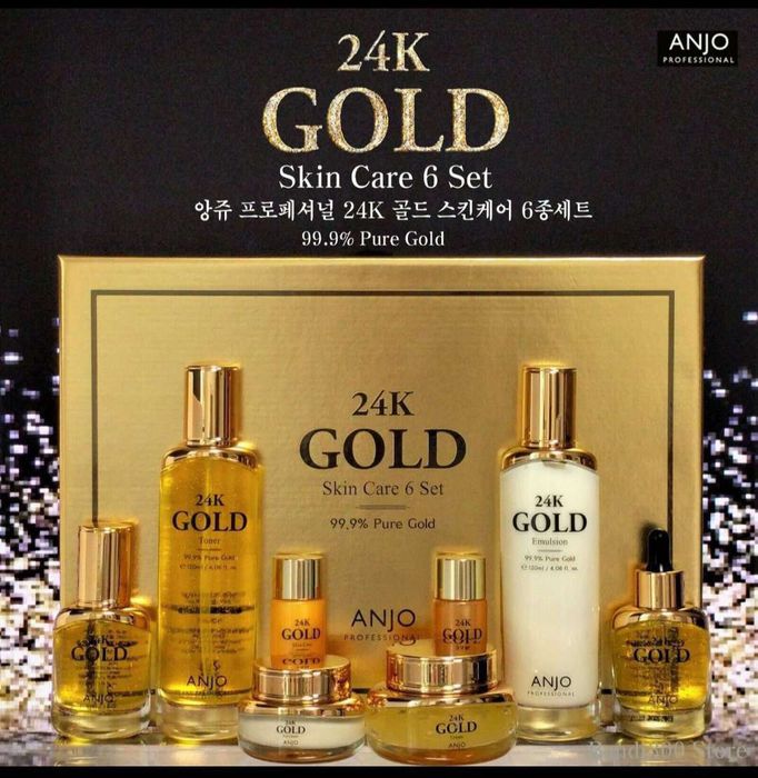 Uxod uchun nabor Anjo Gold nabori — bu 24 karatli oltin bilan boyitilg